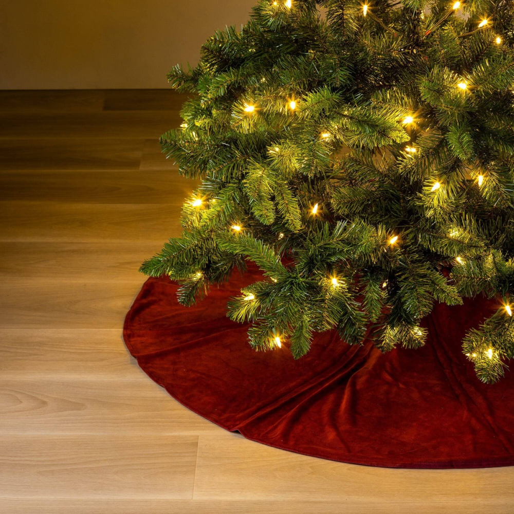 Textino Weihnachtsbaumdecke 'Lumi' 120 cm Biking Red - Rot